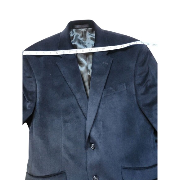 Chaps Fine Gauge Corduroy Blazer Mens 42R Black Academia Preppy Office Old Money - Picture 6 of 8